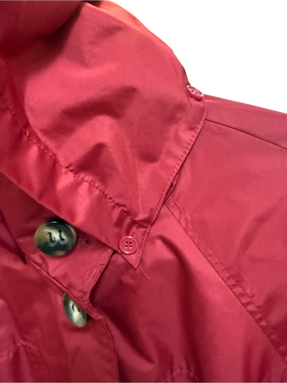 Women’s White Stag red button front raincoat EUC Size XL - Picture 5 of 12